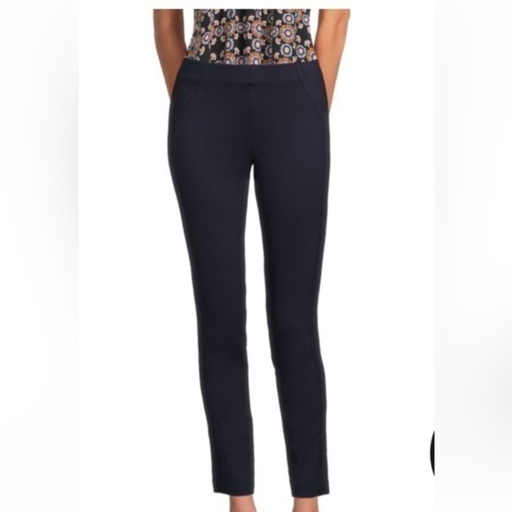 Black Label Saks Fifth Avenue Skinny Zip Up Pants Sz 8
